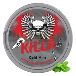 Pliculete cu nicotina aroma mentolata Killa Cold Mint Extra Strong